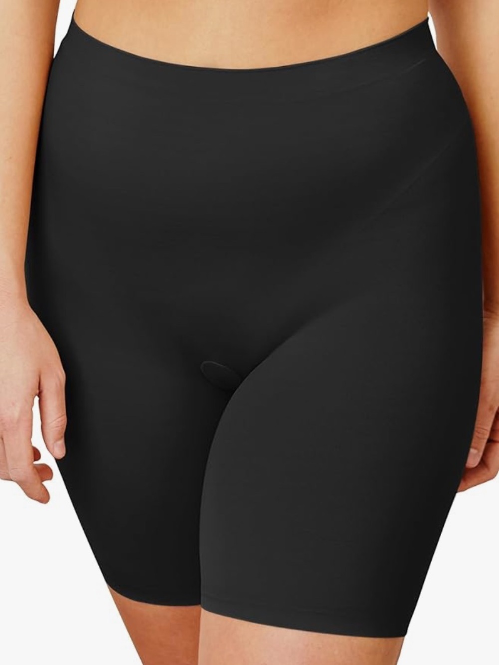 Maidenform Shapewear Cover Your Bases Smoothing Short Dm0035 Black Size Medium